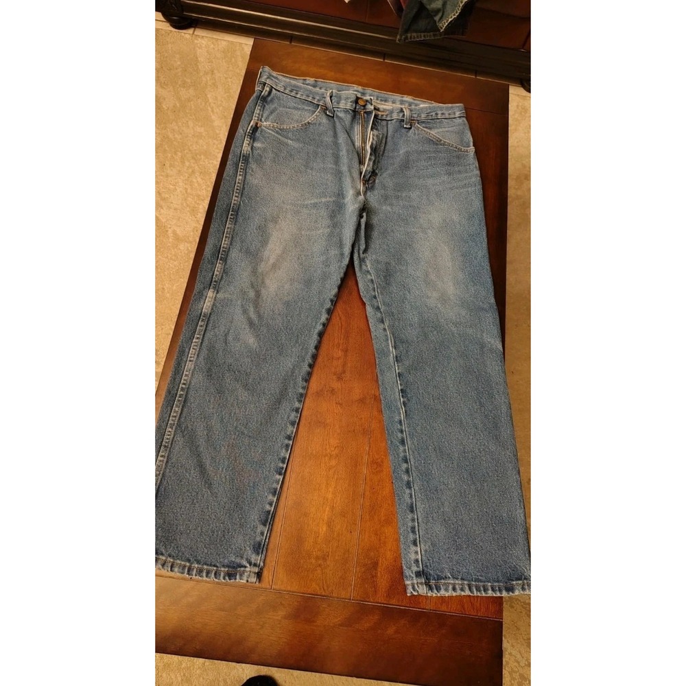 Rustler Mens Regular Fit Straight Leg Denim Jeans Blue 36x30 87619PW